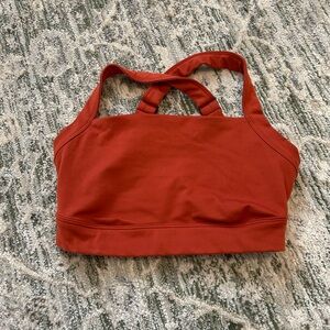 Rust Red Sports Bra
